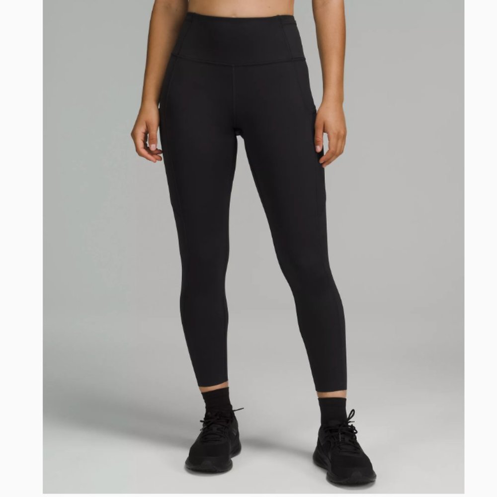 Lululemon Fast and Free High Waisted Tight 25" Inseam - Size 6